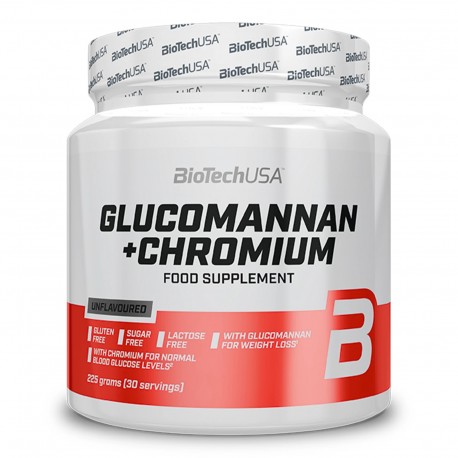 GLUCOMANNAN + CHROMIUM 225g - BIOTECH USA