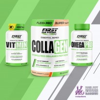 1 COLLAGEN 345G + 1 OMEGA PRO 90 SOFTGELS + 1 VIT MIN 60 GELULES - FIRST IRON SYSTEMS