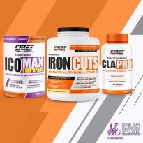 Pack 1 IRON CUTS 2200g + 1 ICOMAX RIPPED 375g + 1 CLA PRO 90 gélules