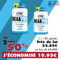 BCAA PRO 2.0 / 180 gélules - FIRST IRON SYSTEMS